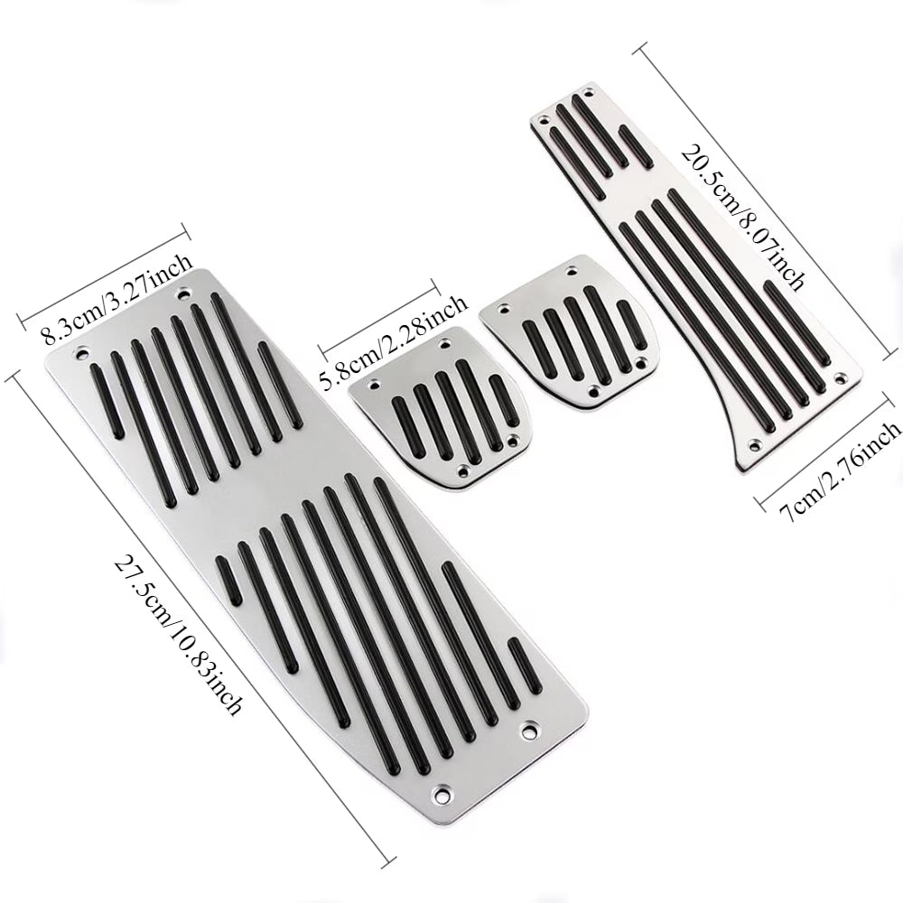 E9X Sport Aluminum Pedal Covers – Non-Slip Performance Pedal Set (2005–2012)