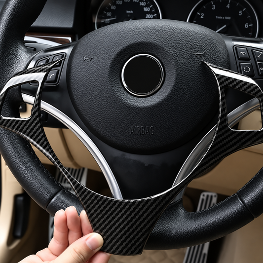 BMW E90 Steering Wheel Trim | Carbon Look