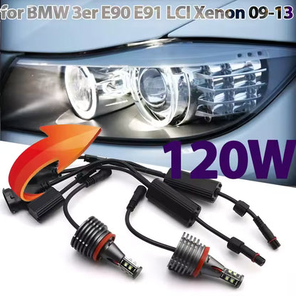 E90 Strong LED Angel Eye Daytime 120W 2Pcs (2009-2012)
