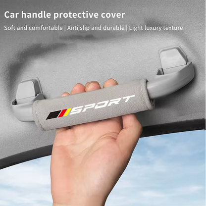 E60 Interior Roof Grab Handle Cover – Soft Armrest Protector 2pcs (E6X 2003–2010, Pre-LCI & LCI)
