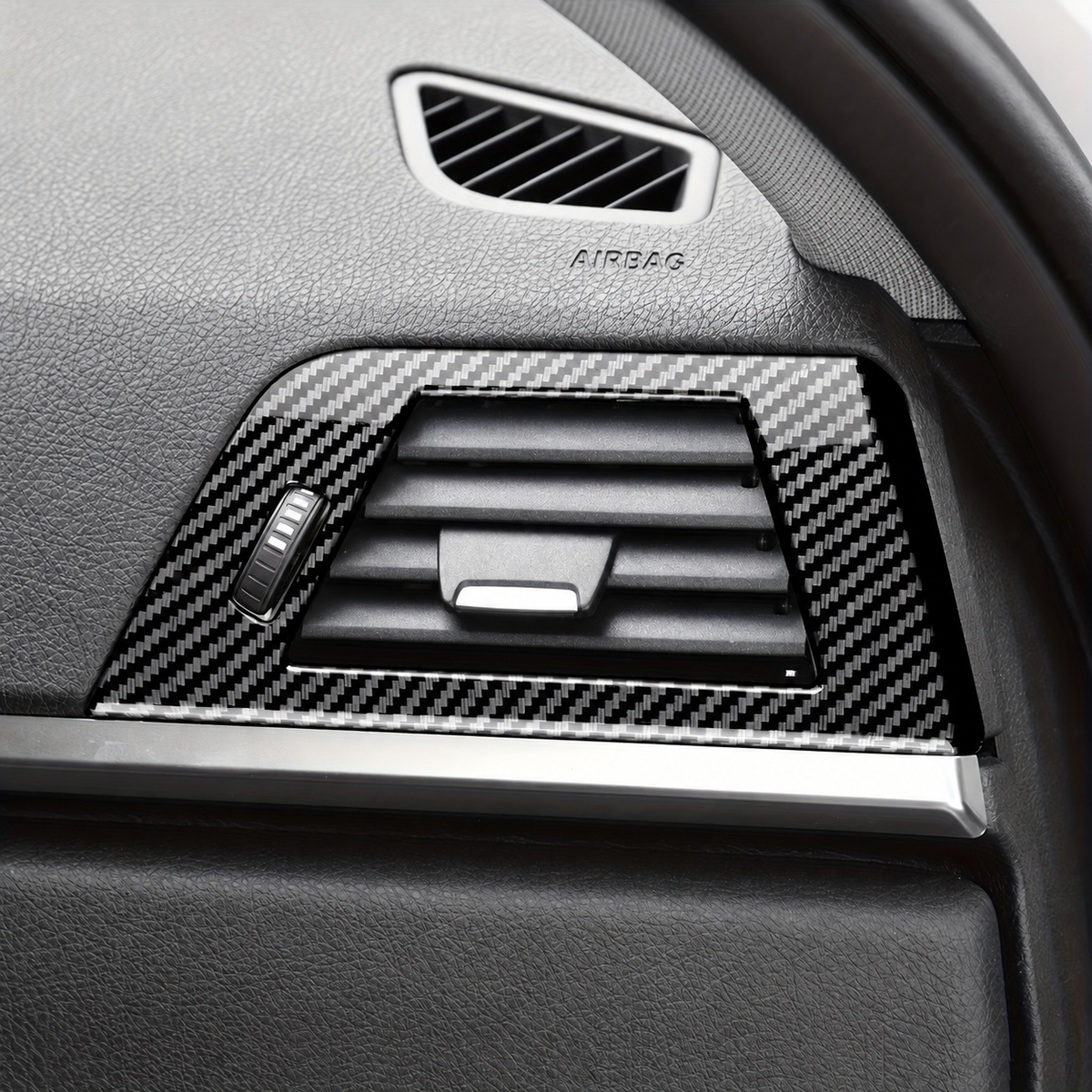 BMW F30 Dashboard Air Vent Trim Cover (2013–2018) – Carbon Look