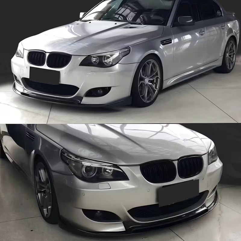 E60 Gloss Black Front Kidney Grilles – Sport Style Pair (E6X 2003–2010, Pre-LCI & LCI)