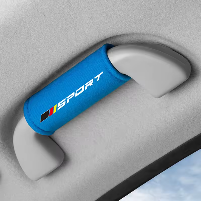 E60 Interior Roof Grab Handle Cover – Soft Armrest Protector 2pcs (E6X 2003–2010, Pre-LCI & LCI)