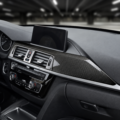 BMW F30 Dashboard Air Vent Trim Cover (2013–2018) – Carbon Look