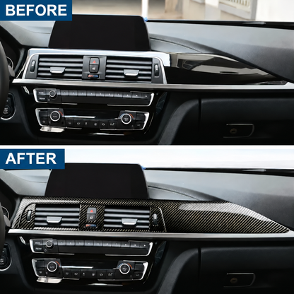 BMW F30 Dashboard Air Vent Trim Cover (2013–2018) – Carbon Look