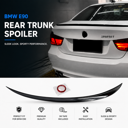 E90 Rear Trunk Spoiler – Premium Trunk Wing (E90 & E91 2005–2012, Pre-LCI & LCI)