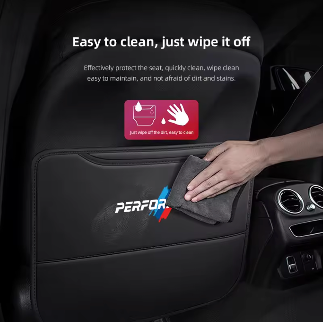 E60 Seat Back Protector – Performance Anti-Kick Cover (E6X 2003–2010, Pre-LCI & LCI)