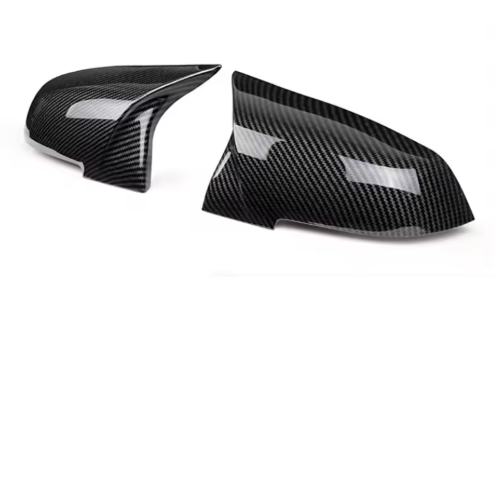 BMW F30 Mirror Caps – Gloss Black / Carbon Look | 2012–2019 | Pre-LCI & LCI