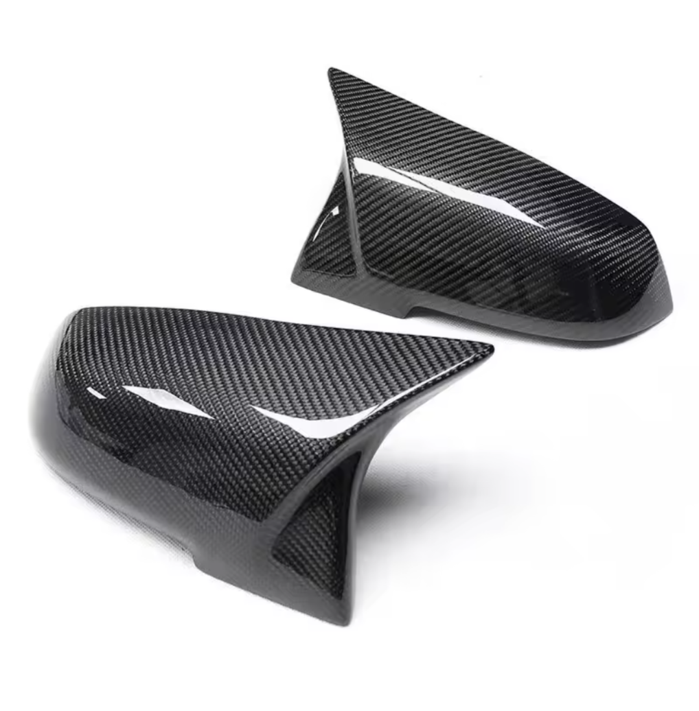 BMW F30 Mirror Caps – Gloss Black / Carbon Look | 2012–2019 | Pre-LCI & LCI