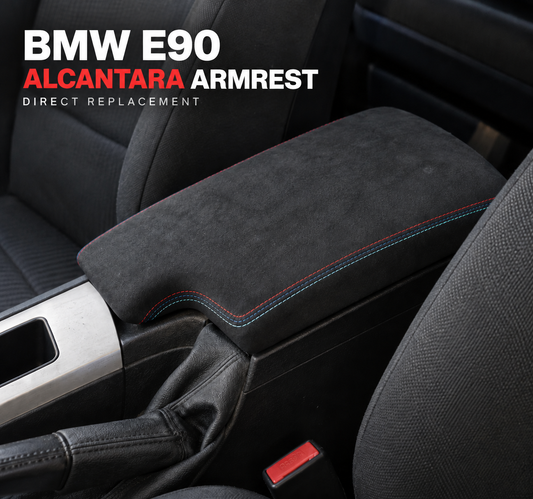 BMW E90 Alcantara Armrest | Direct Replacement / Cover