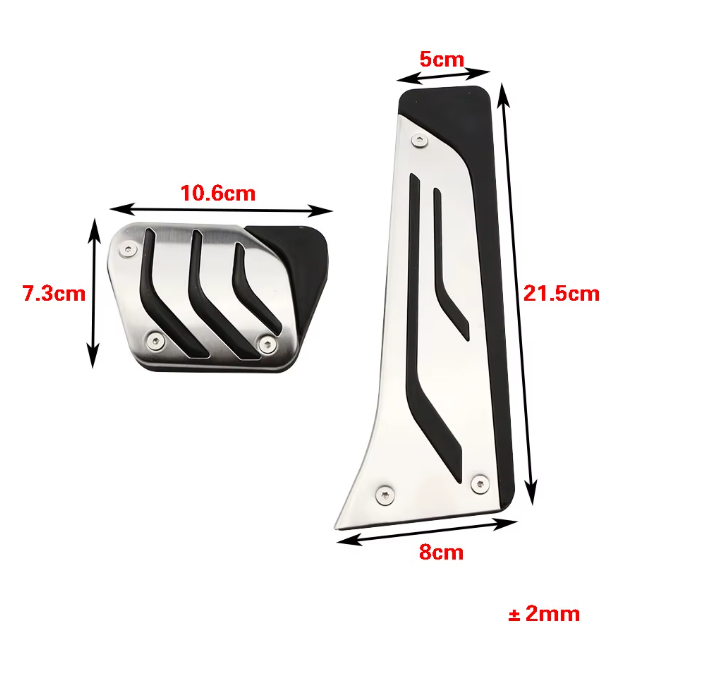 BMW F30/F31 M Performance Pedal Covers – Automatic & Manual