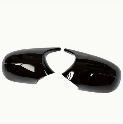 E90 “Batman” Mirror Covers – Sport Side Mirror Caps Pair (E9X 2005–2012, Pre-LCI & LCI)