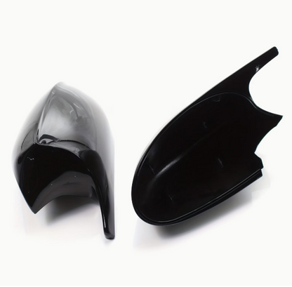E90 “Batman” Mirror Covers – Sport Side Mirror Caps Pair (E9X 2005–2012, Pre-LCI & LCI)