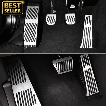 E90 Sport Aluminum Pedal Covers – Non-Slip Performance Pedal Set (E9X 2005–2012, Pre-LCI & LCI)