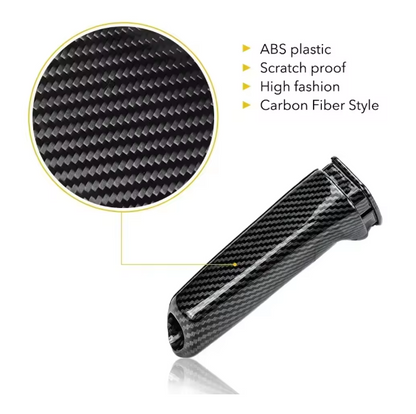 E60 Carbon Style Handbrake Handle Cover – OEM Fit Interior Upgrade (E6X 2003–2010, Pre-LCI & LCI)