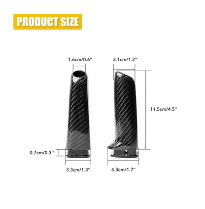 E60 Carbon Style Handbrake Handle Cover – OEM Fit Interior Upgrade (E6X 2003–2010, Pre-LCI & LCI)