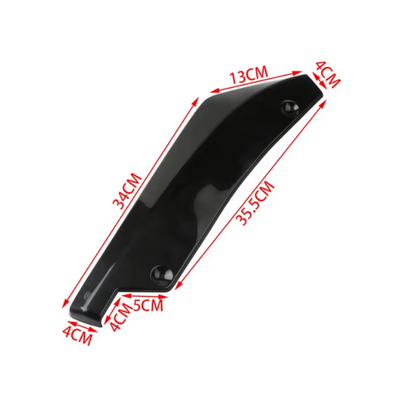 BMW F30 Rear Bumper Lip Splitters (2013–2019)