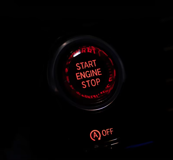 E90 Sport Engine Start/Stop Button – Interior Upgrade (E9X 2005–2012, Pre-LCI & LCI)