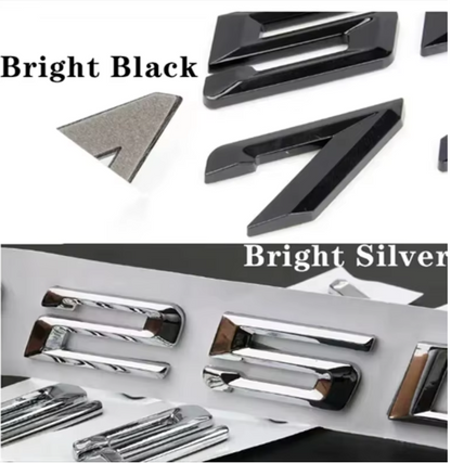 Rear Trunk Letter & Number Badge – Compatible with BMW 5 Series E60 2003–2010 (d & i)