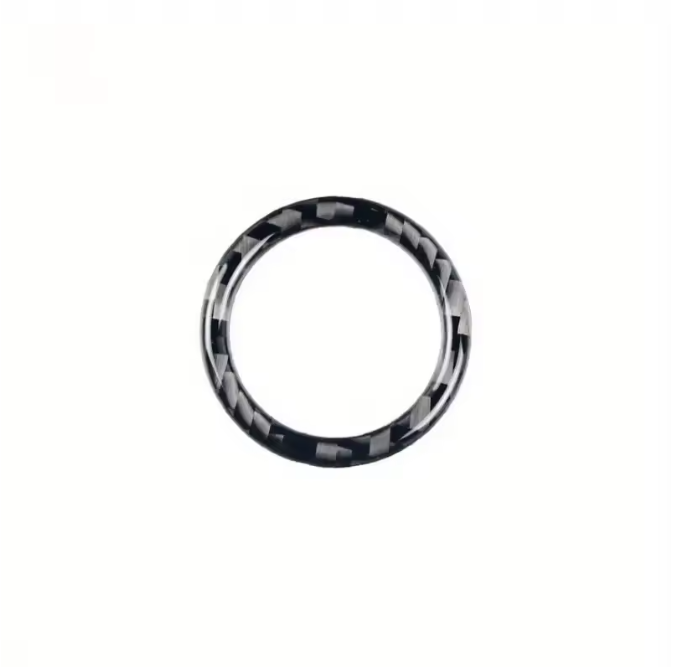 E90 Start Button Trim Ring – Carbon / M Style (E9X 2005–2012, Pre-LCI & LCI)