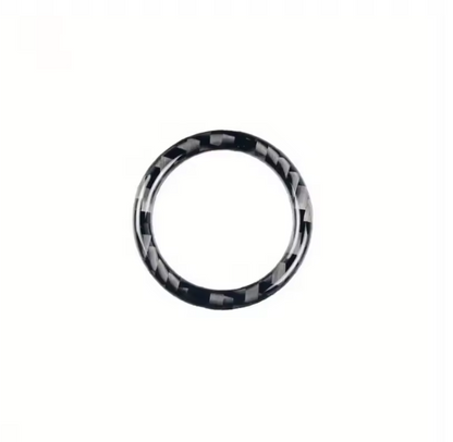 E90 Start Button Trim Ring – Carbon / M Style (E9X 2005–2012, Pre-LCI & LCI)