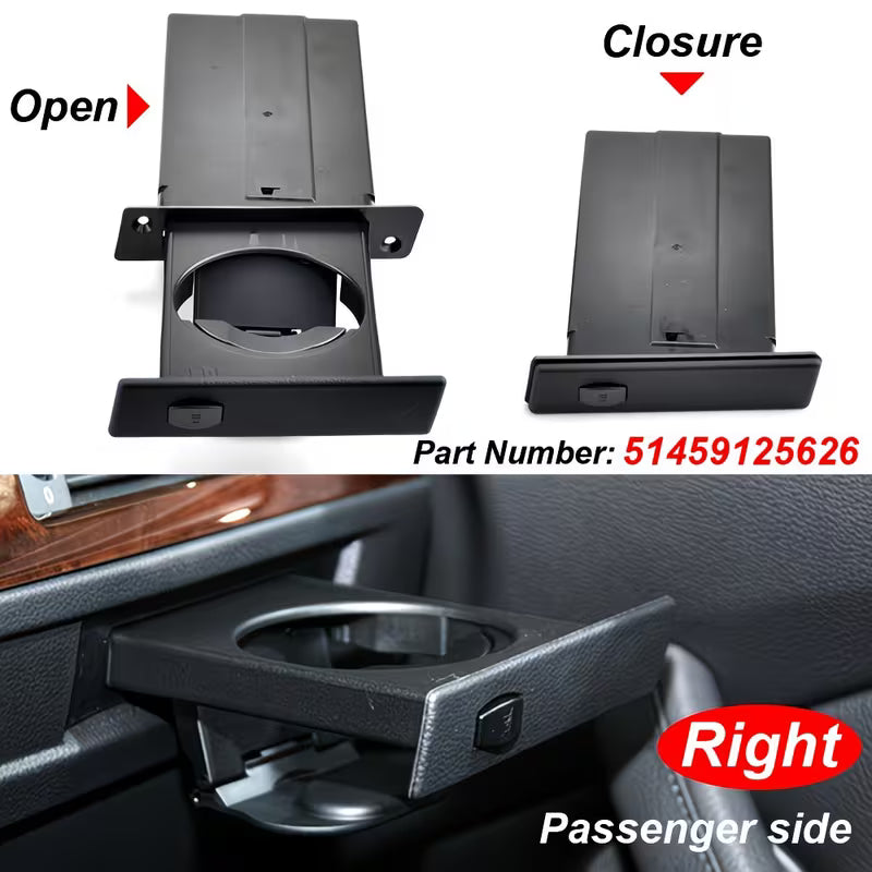 E60 Front Dashboard Cup Holder (Left / Right / Pair) – (E6X 2003–2010, Pre-LCI & LCI)