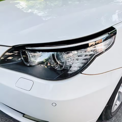 E60 Headlight Eyebrow Eyelids – Sport “Evil Eye” Style Pair (E6X 2003–2010, Pre-LCI & LCI)
