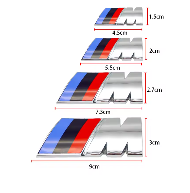 E90 M Logo Badge  Sticker