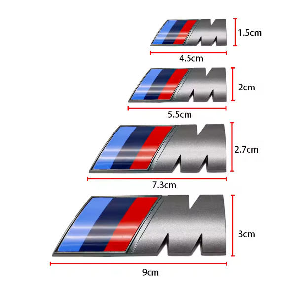 E90 M Logo Badge  Sticker
