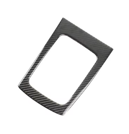 E90 Center Console Storage Frame Trim – Carbon Fiber Look (E9X 2005–2012, Pre-LCI & LCI)