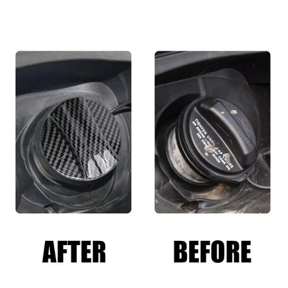 E60 Carbon Fiber Fuel Cap Cover – Sport Gas Tank Lid Trim (E6X 2003–2010, Pre-LCI & LCI)