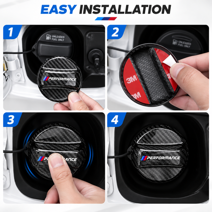 BMW E90 Carbon lool Fuel Cap Cover | Sport Gas Tank Lid Trim (2005–2012)