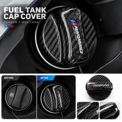BMW E90 Carbon lool Fuel Cap Cover | Sport Gas Tank Lid Trim (2005–2012)