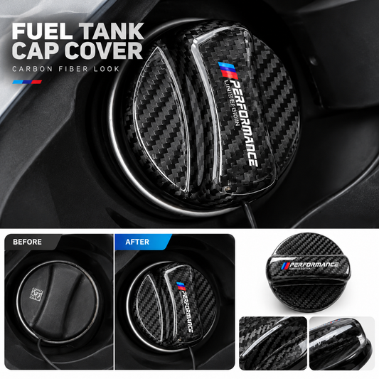 BMW E90 Carbon lool Fuel Cap Cover | Sport Gas Tank Lid Trim (2005–2012)