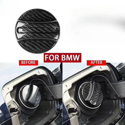 E60 Carbon Fiber Fuel Cap Cover – Sport Gas Tank Lid Trim (E6X 2003–2010, Pre-LCI & LCI)