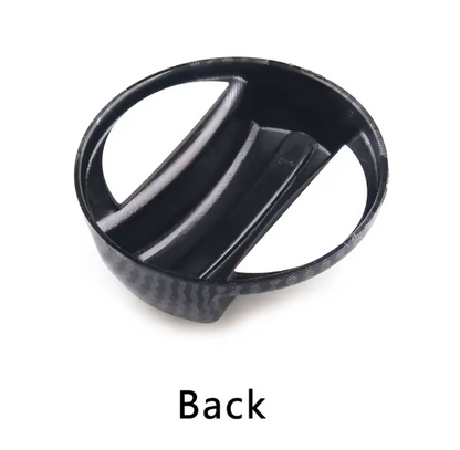 E60 Carbon Fiber Fuel Cap Cover – Sport Gas Tank Lid Trim (E6X 2003–2010, Pre-LCI & LCI)