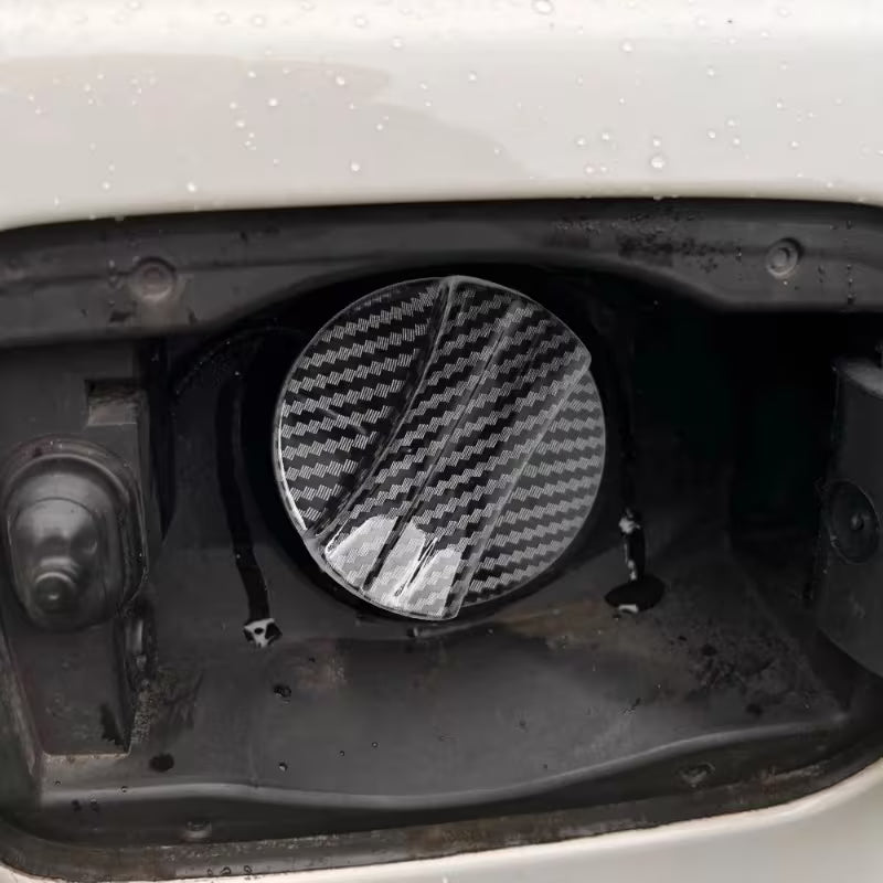 E60 Carbon Fiber Fuel Cap Cover – Sport Gas Tank Lid Trim (E6X 2003–2010, Pre-LCI & LCI)