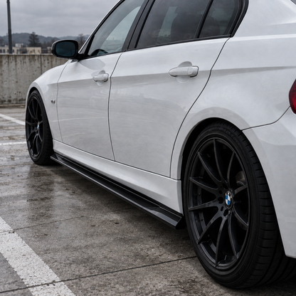 BMW F30 Side Skirt Extensions – Gloss Black | 2012–2019