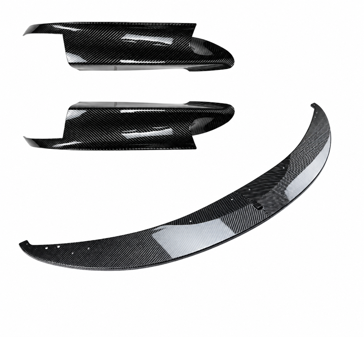 BMW E90 M3 Style Front Lip & Splitters (2006–2013) – Fits M3 Style Bumper