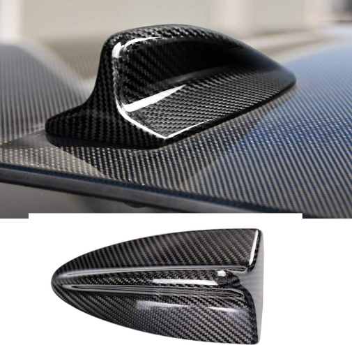 E60 Shark Fin Roof Antenna Cover – Carbon Fiber Look (E6X 2003–2010, Pre-LCI & LCI)