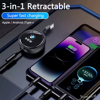 E90 Interior 3 In 1 USB Fast Charging Cable