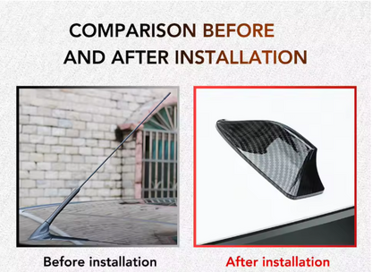 E60 Shark Fin Roof Antenna Cover – Carbon Fiber Look (E6X 2003–2010, Pre-LCI & LCI)