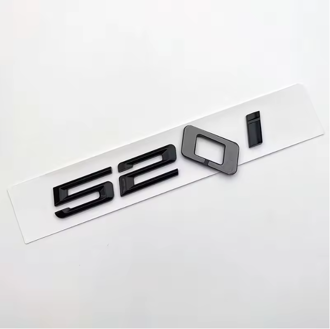 Rear Trunk Letter & Number Badge – Compatible with BMW 5 Series E60 2003–2010 (d & i)