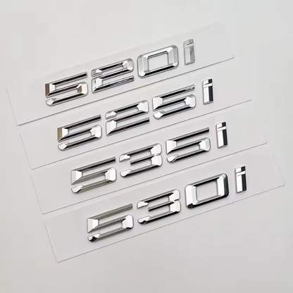 Rear Trunk Letter & Number Badge – Compatible with BMW 5 Series E60 2003–2010 (d & i)
