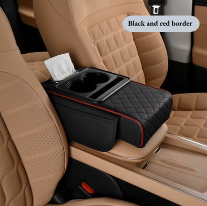 RealG Car Armrest – 2 Cup Holders