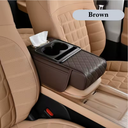 RealG Car Armrest – 2 Cup Holders