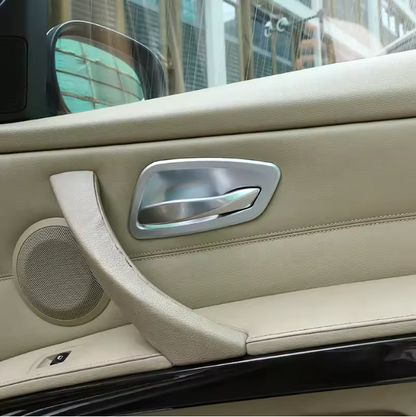 E90 Door Handle Bowl Trim – Interior Carbon / Silver Upgrade (E9X 2005–2012, Pre-LCI & LCI)