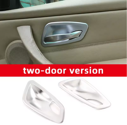 E90 Door Handle Bowl Trim – Interior Carbon / Silver Upgrade (E9X 2005–2012, Pre-LCI & LCI)