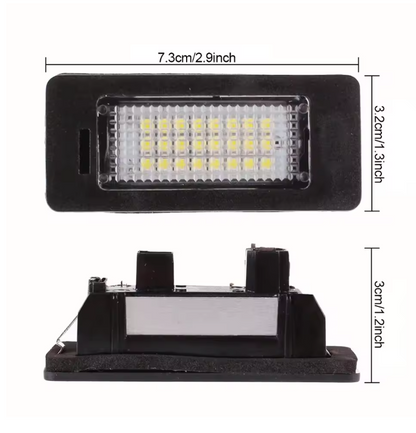 E90 Strong LED License Plate Light 2Pcs