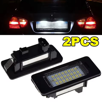 E90 Strong LED License Plate Light 2Pcs